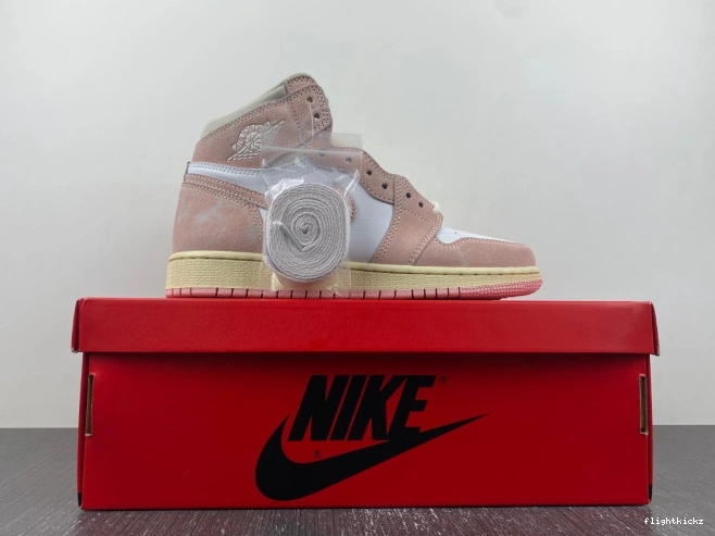 Air (Women's) High Jordan Pink Washed OG 1 Retro FD2596-600 1211